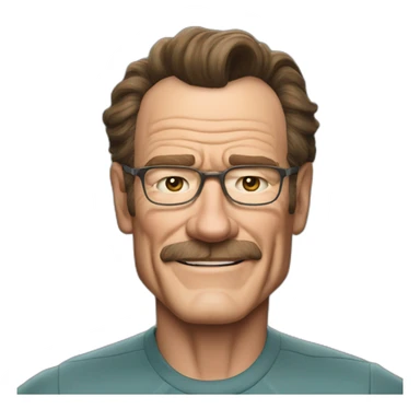 Bryan cranston as hal sticker