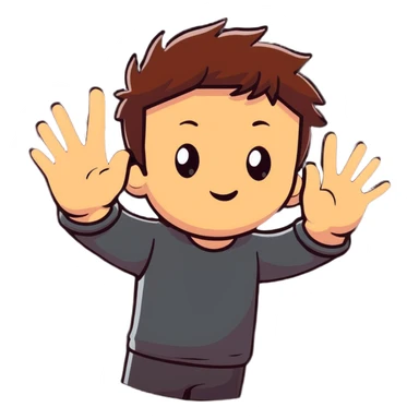 Young Erik Lehnsherr with hand extended using magnetic powers, before becoming Magneto sticker