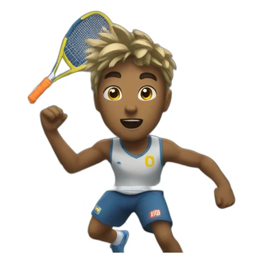 Smash volley  sticker