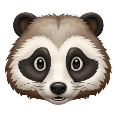 A sweet badger sticker