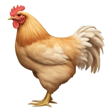 Chicken butt sticker