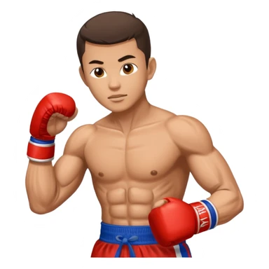 Lutador de Muay Thai  sticker