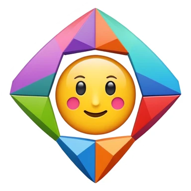 Ein buntes & zeichen sticker