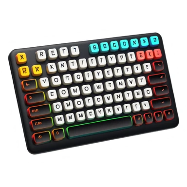 RGB keyboard sticker