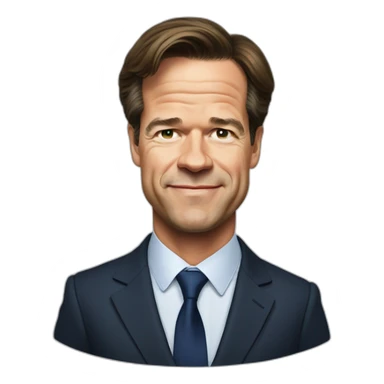 mark rutte sticker