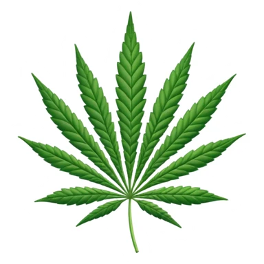 Feuille de canabis sticker