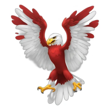albanian eagle sticker