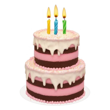 Birthday cake aesthetic sticker