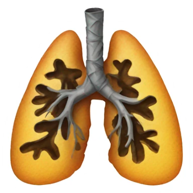 damaged lungs sticker