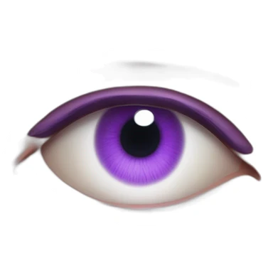majestic godly violet iris eyeball serious intense symmetrical knowledgable sticker