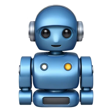 A friendly little ai robot.  sticker