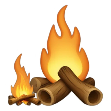 campfire man sticker