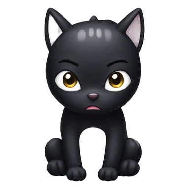 angry kuromi sticker