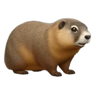 marmota embarazada sticker