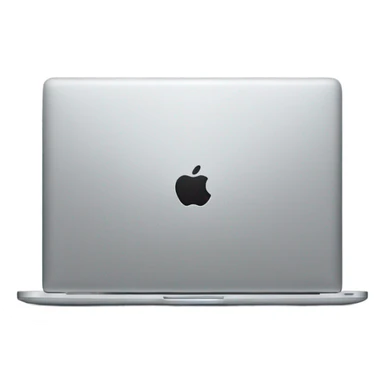 closed laptop macbook lying sticker