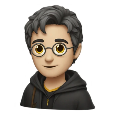 Harry Potter with a cicatrice sticker