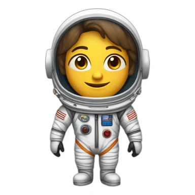 astronaut by Coté Escrivá sticker