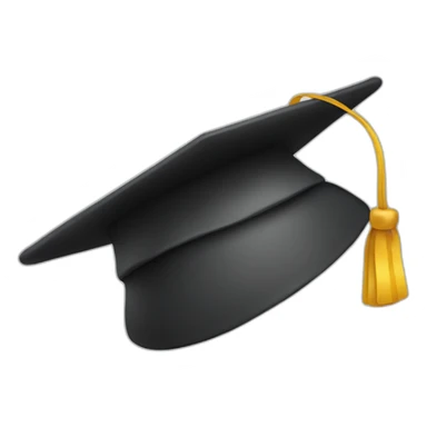 smiley with  mortarboard sticker
