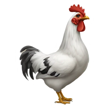 Poules sticker