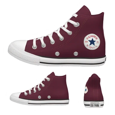converse bordeau sticker