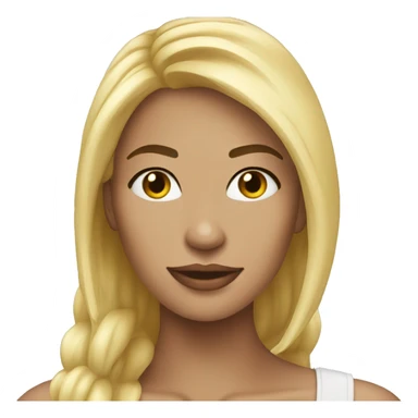 Woman blond hot sticker