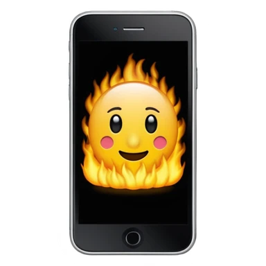 iphone  con fondo negro que diga "llamada entrante" sticker