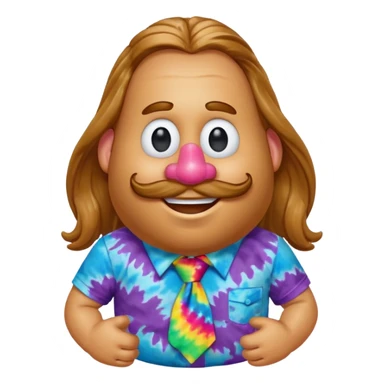 hippie potato head sticker