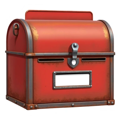 old letter box sticker