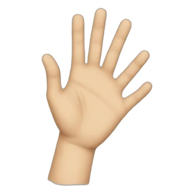 Italienne hand sticker