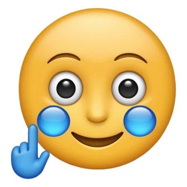 O emoji azul com o selo verificado dentro sticker