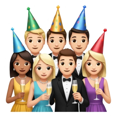 Cast members from tv show friends (Ross,Joey, chandler, Rachel, Monica, phoebe  sticker