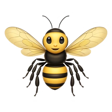 bee flying sticker