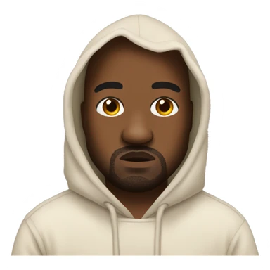 Kanye being in a dog costume sticker