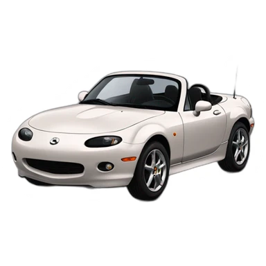 mazda mx-5 nb 1999 orange evolution sticker