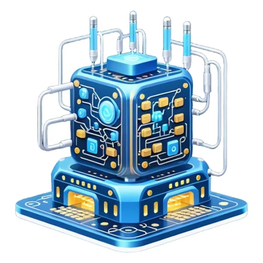 Machine learning model architecture sticker