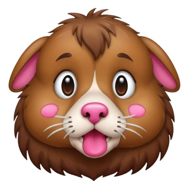 animal wiping its nose sticker