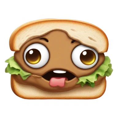 doo doo sandwich sticker