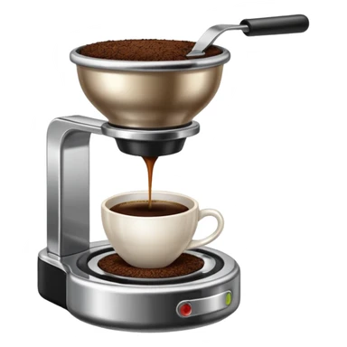 Coffee portafilter sticker