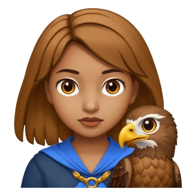 A girl saying hawk tuah sticker