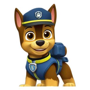 Paw Patrol Chase sticker