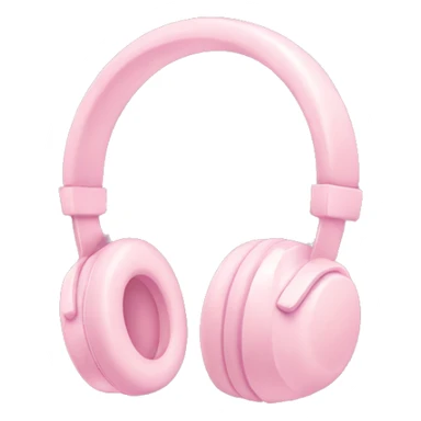pastel pink headphone sticker