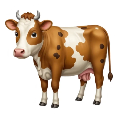 Vache montbéliarde  sticker