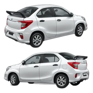 Perodua bezza sticker