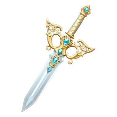 Magical dagger sticker