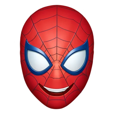 Make a spiderman emoji sticker