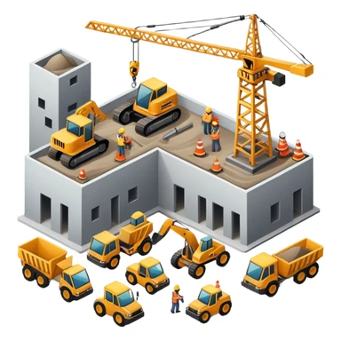 Construction site sticker