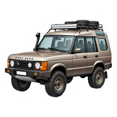 Grey-brown Land Rover Discovery sticker