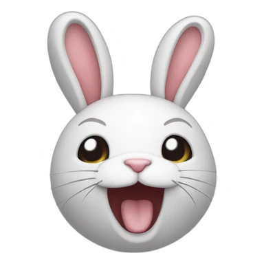 happy rabit sticker