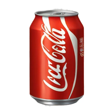 Cola can sticker