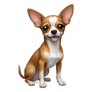 Chihuahua de color canela sticker